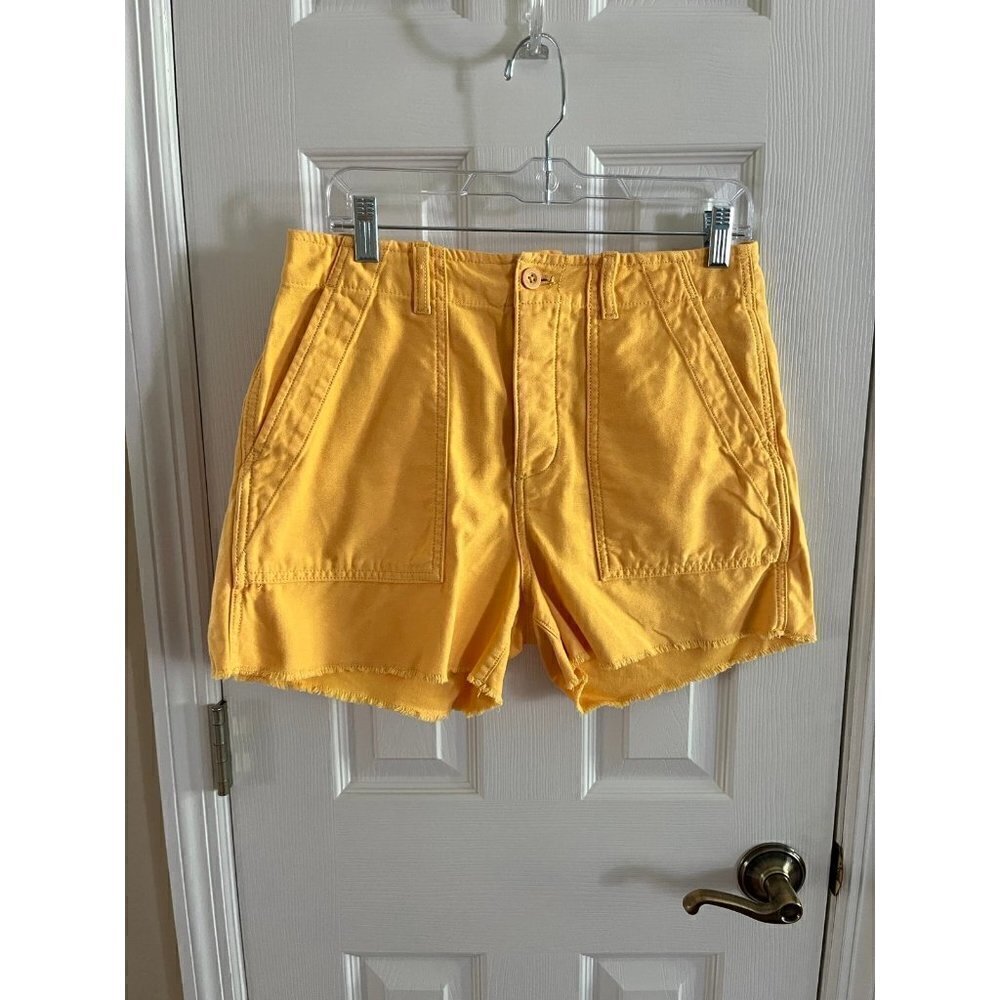 Gap Utility Yellow Womens Shorts Size 8